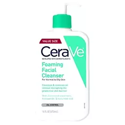 پاک کننده فومینگ صورت سراوی مدل کنترل چربی مناسب پوست نرمال تا چرب CeraVe Foaming Facial Cleanser