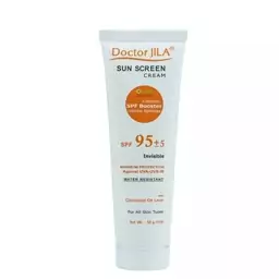 کرم ضد آفتاب بی رنگ spf 95 دکتر ژیلا