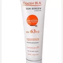 کرم ضد آفتاب دکتر ژیلا SPF63 بی رنگ