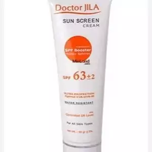 کرم ضد آفتاب دکتر ژیلا SPF63 بی رنگ