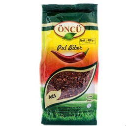 فلفل قرمز پول بیبر اونچو (فلفل قرمز گرانولی ترکیه ای) 400 گرمی Oncu pul biber Red Pepper