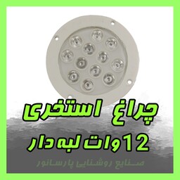 چراغ استخری 12 وات لبه دار