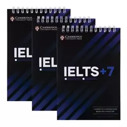 دفتر یادداشت زبان 80 برگ طرح آیلتس IELTS  - بسته 3 عددی