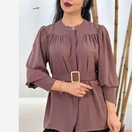 شومیز زنانه کمربندی