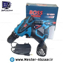 دریل پیچ بند شارژی 18 ولت طرح ماکیتا برند باس مدل BOSS GWS 18Vf 40n.m