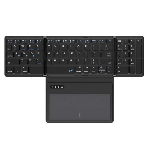 کیبورد بلوتوثی تاشو مدل Bluetooth keyboard new mini 2024 B055