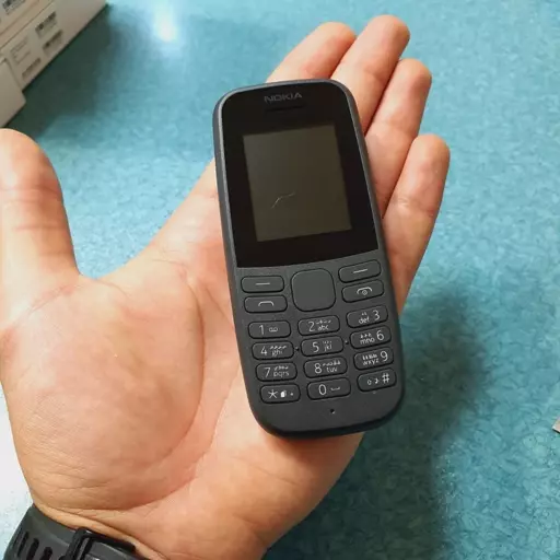 گوشی ساده نوکیا مدل nokia 105-2019 دو سیم کارت رجیستری با کد فعالسازی