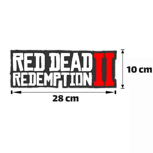 دیوارکوب چوبی مدل گیمینگ طرح  رد دد ردمپشن  Red Dead Redemption 2 ابعاد 10 در 28 سانتی متر