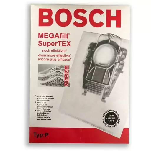 پاکت جاروبرقی مدل بوش BOSCH تایپ P 5 عددی