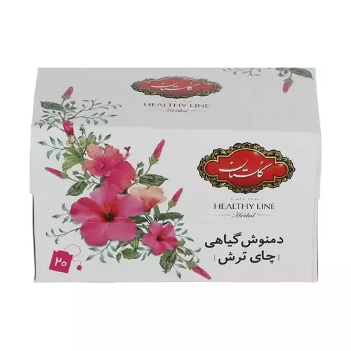 دمنوش چای ترش گلستان بسته 20 عددی