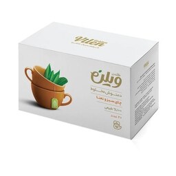 دمنوش گیاهی چای سبز و نعنا گلدن ویلن بسته 20 عددی