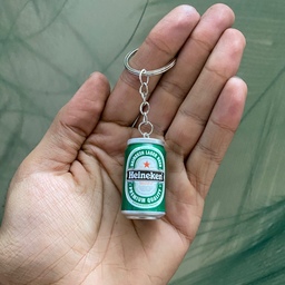 جاکلیدی مدل قوطی نوشابه heineken رنگ سبز