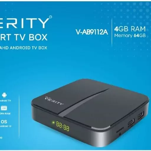 اندروید باکس وریتی یکسال گارانتی ارسال رایگان SMART TV BOX