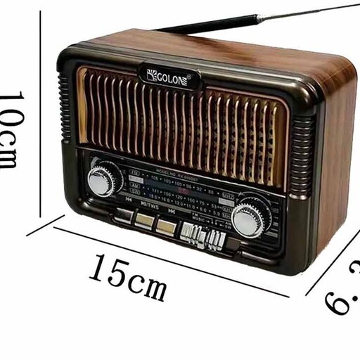 رادیو بلوتوثی گولون مدل RX-BT6060S