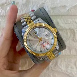 ساعت رولکس مردانه بند استیل عدد خطی Rolex Datejust