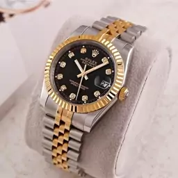 ساعت مردانه رولکس دیت جاست عدد نگینی Rolex Datejust