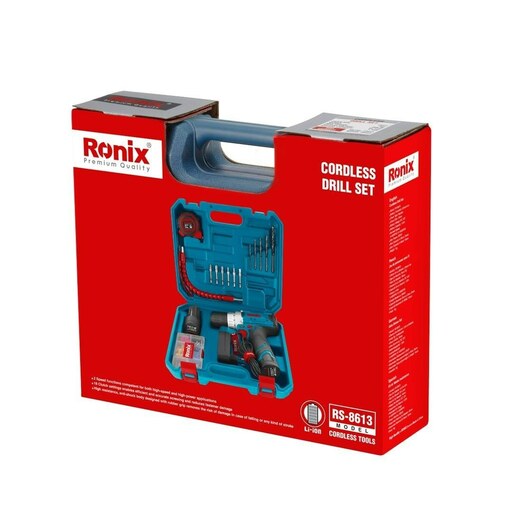  کیت دریل شارژی 12 ولت رونیکس مدل Ronix RS-8613