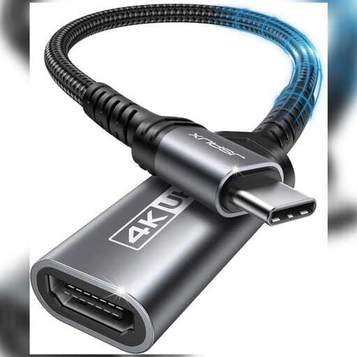 مبدل USB c به hdmi (تاندر بولت 3)