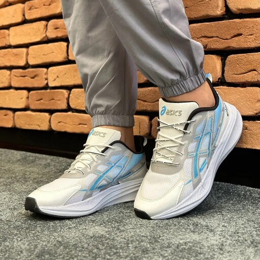 کتونی مردانه مدل اسیکس ASICS رنگ سفید آبی کد 5770