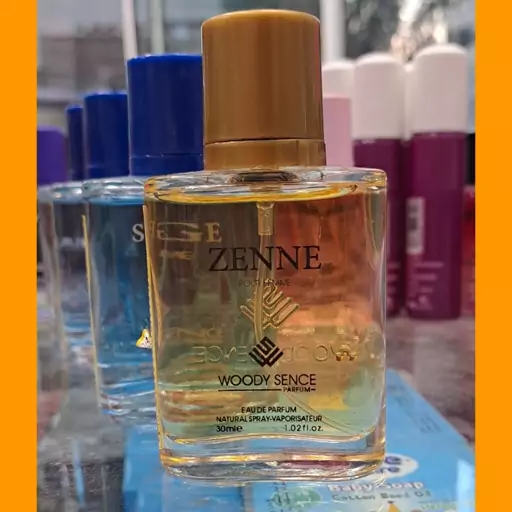 عطر جیبی زنانه وودی سنس مدل Zenne