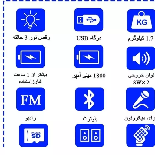 اسپیکر قابل حمل مدل ZQS 4239 میکروفن دار بلوتوثی