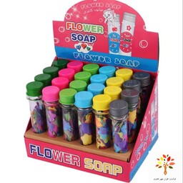 صابون کاغذی Flower soap