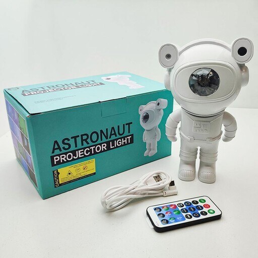 چراغ خواب کهکشانی فضانورد ایستاده رقص نور Astronaut Starry Sky Projector Night Light دارای اسپیکر