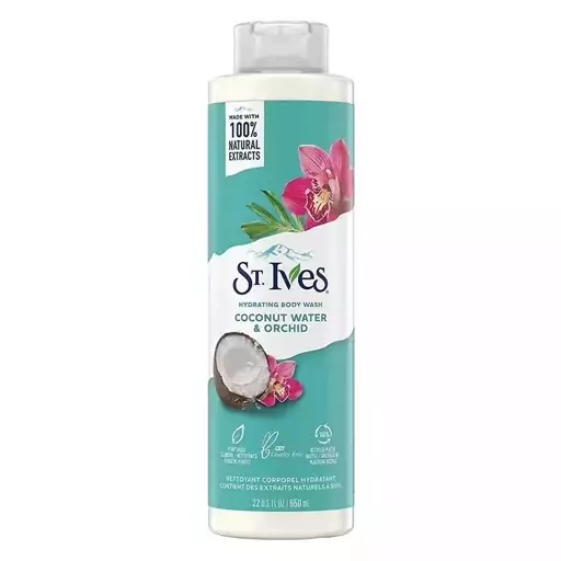 شامپو بدن نارگیل و ارکیده سینت ایوز St.Ives مدل COCONUT WATER ORCHID( اصل)  