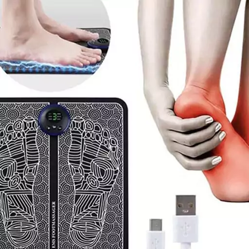 ماساژور برقی هوشمند پا ESM Foot Massager حالت ماساژ 9 شدت و سرعت ماساژ باطری  دارد.شارژ  توسط کابل USB قیمت 375هزار 