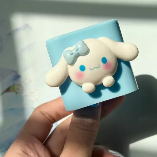 محافظ شارژر آداپتور مدل سینامورول آبی Cinnamoroll 