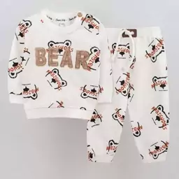 ست بلوز و شلوار اسلش نوزادی شنل دوزی BEAR