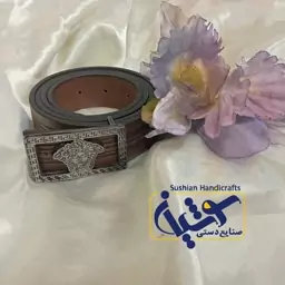 کمربند چرم سگک مجلسی مردانه