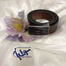 کمربند چرم مردانه سگک مجلسی  