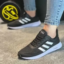 کفش کتونی راحتی آدیداس (Adidas) مردانه و پسرانه رنگ مشکی سفید