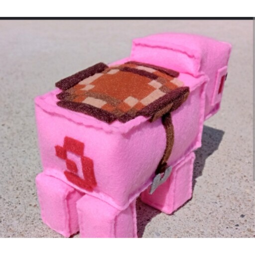 عروسک خوک ماینکرافت طرح pig minecraft