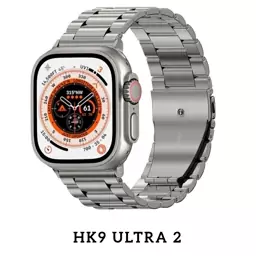 ساعت هوشمند HK9 Ultra2 نسخه GPT به همراه بند استیل طرح اپل واچ