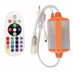 ریموت کنترل ریسه RGB  16 رنگ مدل 100 متری فلزی