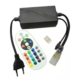 ریموت کنترل ریسه شلنگی هفت رنگ RGB