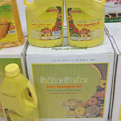 کارتن 6 عددی روغن سرخ کردنی جولدن جاردن golden garden