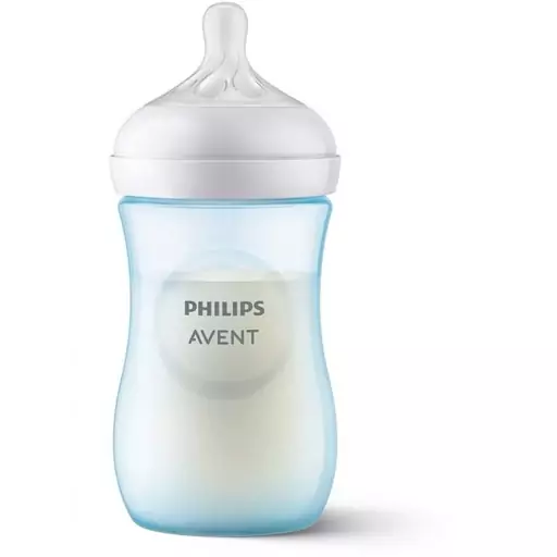 شیشه شیر اونت 260 میل طلقی رنگ آبی و صورتی PHILIPS AVENT مدل Response 