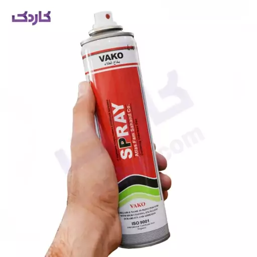 اسپری رنگ سفید براق واکو حجم 300ml