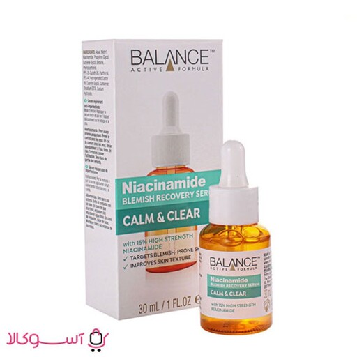 سرم ضد جوش و ضد لک بالانس مدل Niacinamide حجم 30 میل