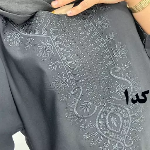 عبای عربی گلدوزی وارداتی 1303 - 2xl, کد-1