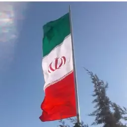 پرچم ایران .مدل سامورایی.سایز بزرگ.بسیار باکیفیت و تولید شده از پارچه ی ضخیم و بادوام.