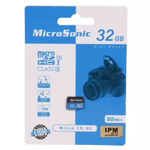 رم میکرو 32 گیگ میکروسونیک MicroSonic C10 80MB