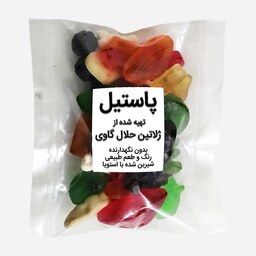 پاستیل حلال گاوی 150 گرمی در اشکال مختلف