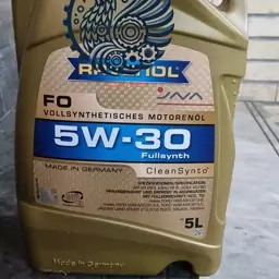 روغن موتور 5w30 راونول 5لیتری اصل آلمان مناسب کلیه خودرو های گروه نیسان و بنز و BMW