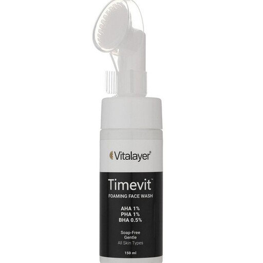 فوم شستشو انواع پوست Timevit ویتالیر 150ml
