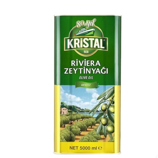 روغن زیتون Kristal حجم 5 لیتر