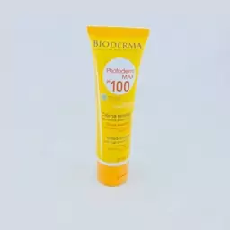 کرم ضد آفتاب رنگ طبیعی فتودرم مکس بیودرما spf100 ( دایره زرد )